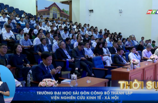 TRƯỜNG ĐẠI HỌC SÀI GÒN CÔNG BỐ THÀNH LẬP VIỆN NGHIÊN CỨU KINH TẾ - XÃ HỘI.