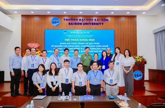 Hội thảo khoa học quốc gia “Đánh giá thực trạng và giải pháp về nghiên cứu khoa học, chuyển giao công nghệ và phục vụ cộng đồng ở các Trường Đại học Khối ngành Kinh tế trên địa bàn Thành phố Hồ Chí Minh”