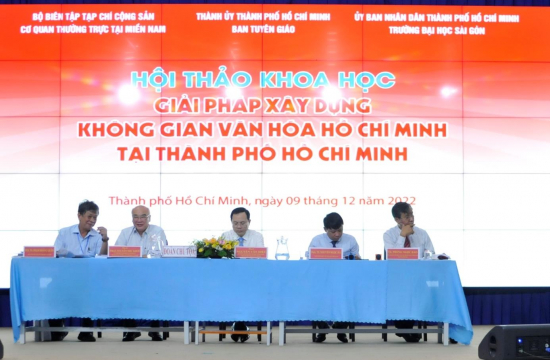 Hội thảo khoa học “Giải pháp xây dựng không gian văn hóa Hồ Chí Minh tại Thành phố Hồ Chí Minh”