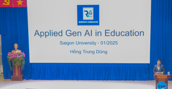 ​​​​​​​Trường Đại học Sài Gòn tổ chức Chuyên đề "Ứng dụng GenAI trong giáo dục"